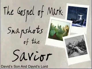 David’s Son And David’s Lord