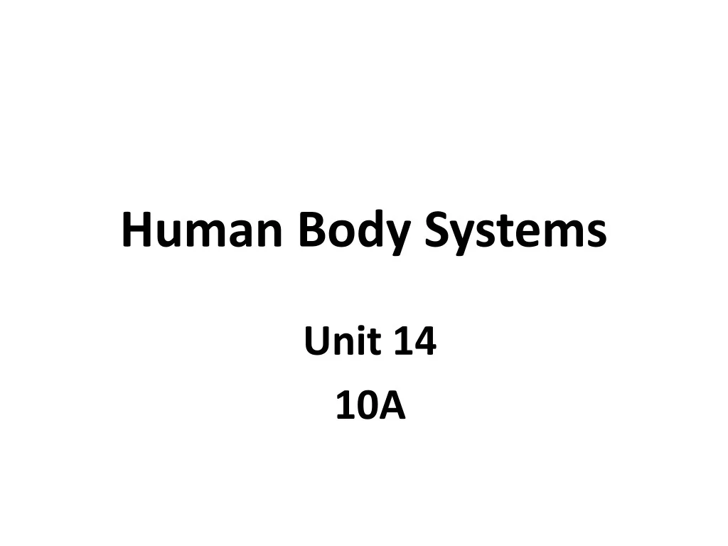 PPT - Human Body Systems PowerPoint Presentation, free download - ID ...