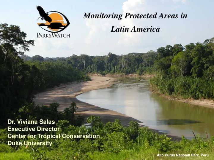 monitoring protected areas in latin america