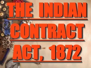 THE INDIAN CONTRACT ACT, 1872