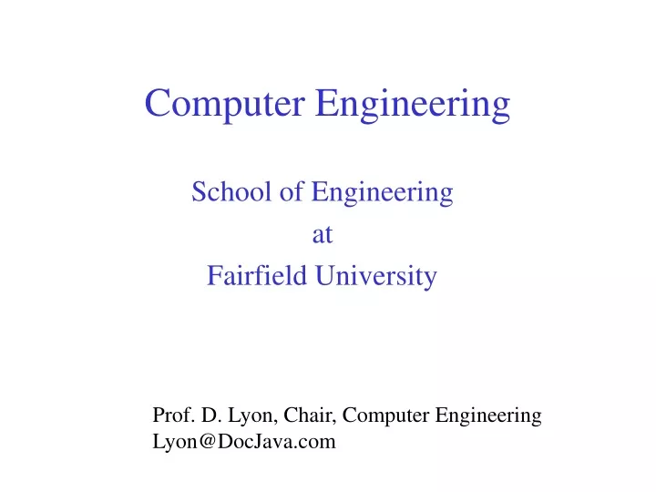 computer engineering