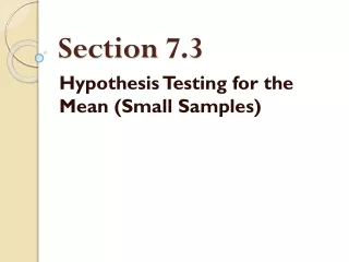 Section  7.3