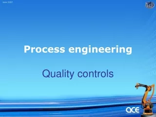 Process engineering
