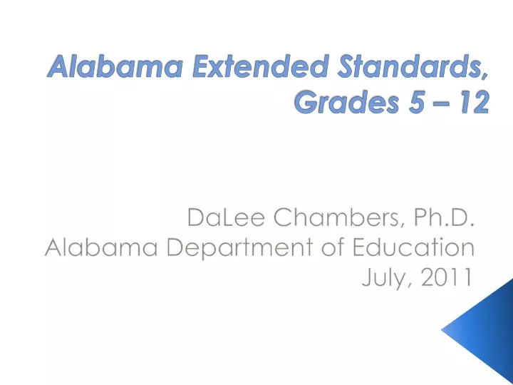 alabama extended standards grades 5 12
