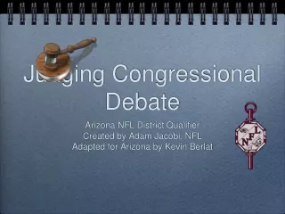 Judging Congressional Debate