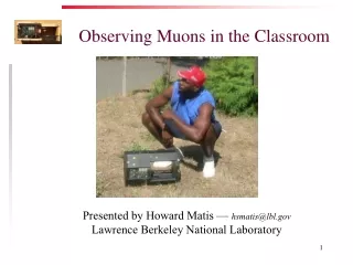 Observing Muons in the Classroom