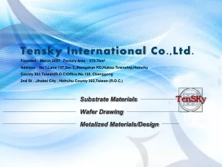 Tensky  International  Co.,Ltd .