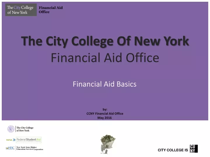 the city college of new york financial aid office