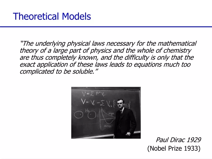 theoretical models