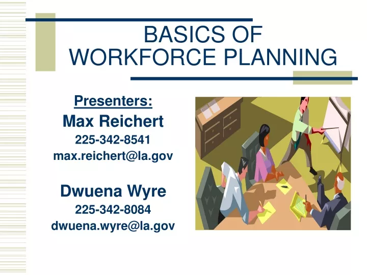basics of workforce planning