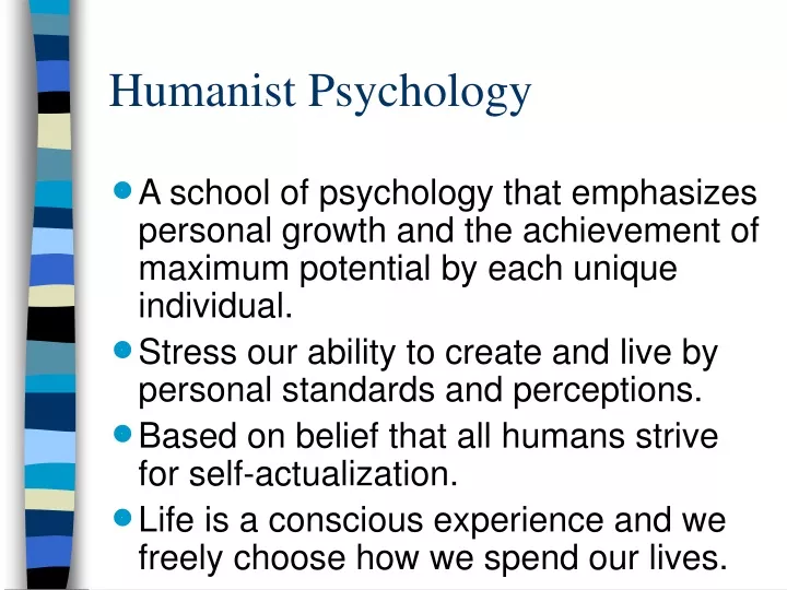 humanist psychology