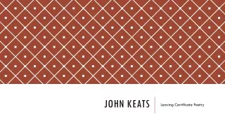 John  keats