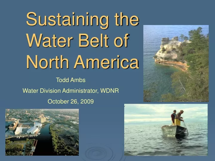 sustaining the water belt of north america