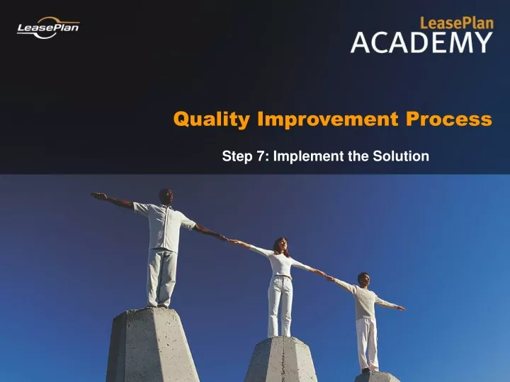 quality improvement process