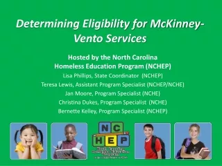 Determining Eligibility for McKinney-Vento Services