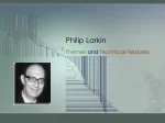 Philip Larkin - slide 1