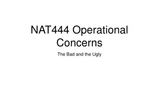 NAT444 Operational Concerns