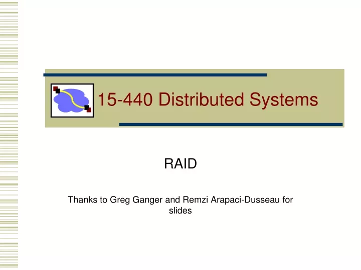 15 440 distributed systems