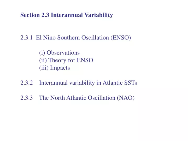 section 2 3 interannual variability 2 3 1 el nino
