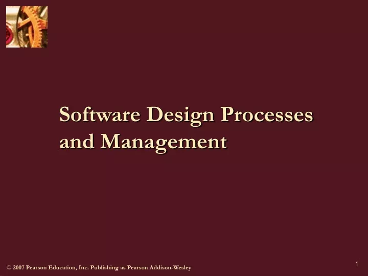 software design processes and management