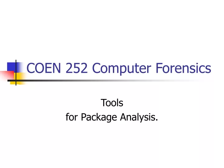 coen 252 computer forensics