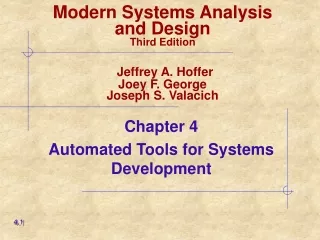 Chapter 4 Automated Tools for Systems Development