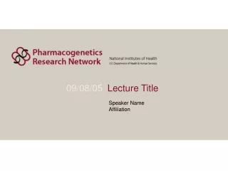 Lecture Title