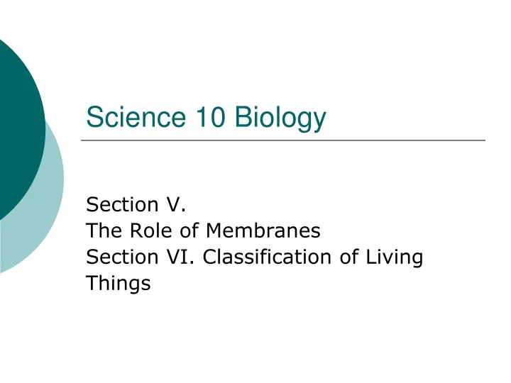 science 10 biology