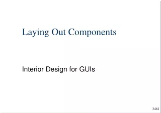 Laying Out Components