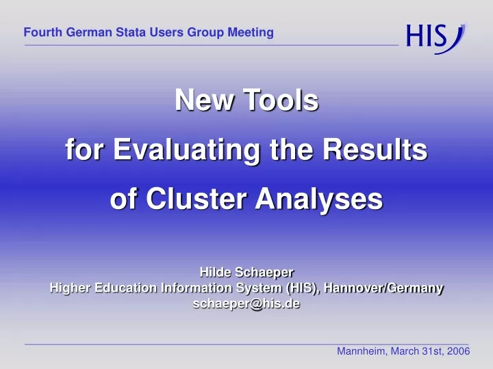 fourth german stata users group meeting