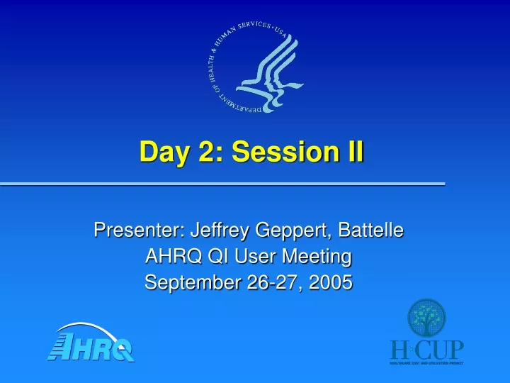 day 2 session ii