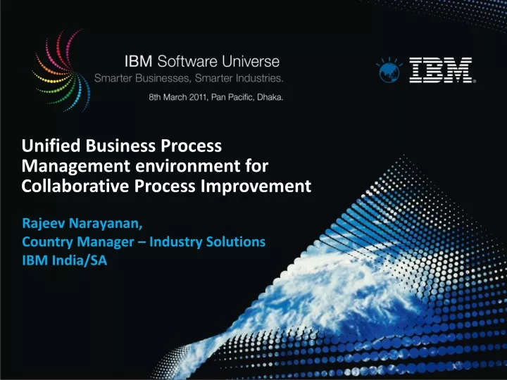 unified business process management environment for collaborative process improvement