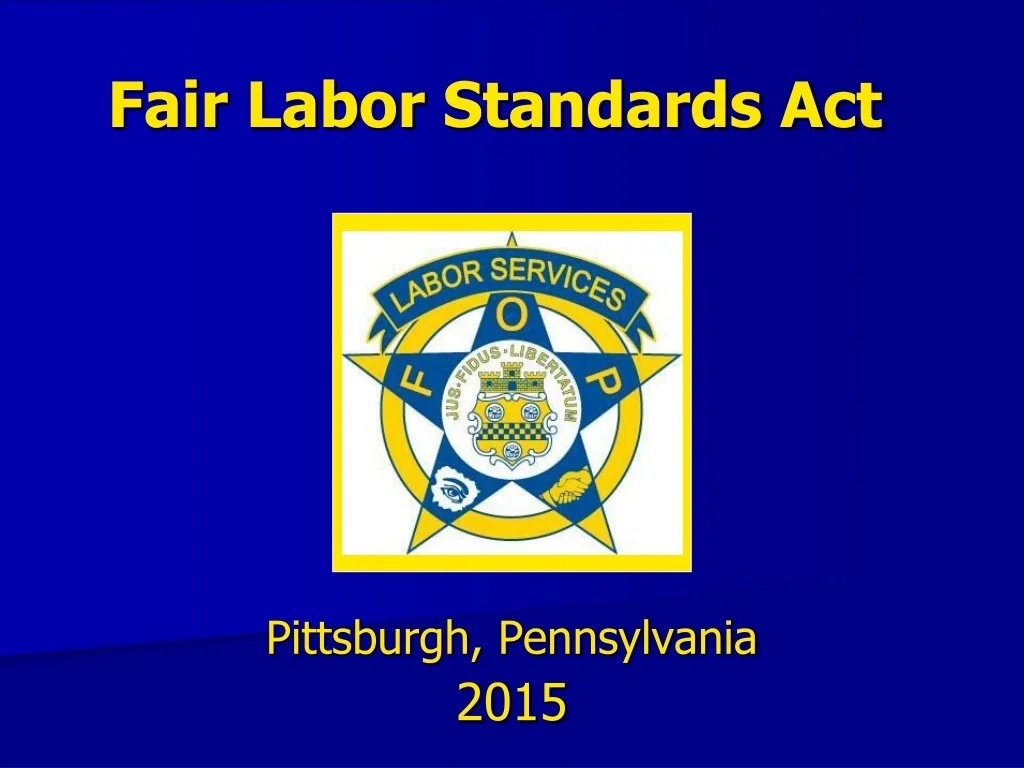 PPT - Fair Labor Standards Act PowerPoint Presentation, free download ...