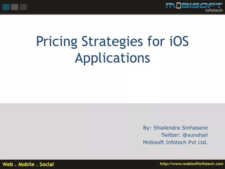 pricing strategies for ios applications