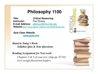 Philosophy 1100