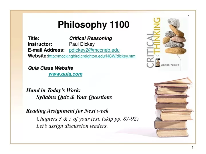 philosophy 1100