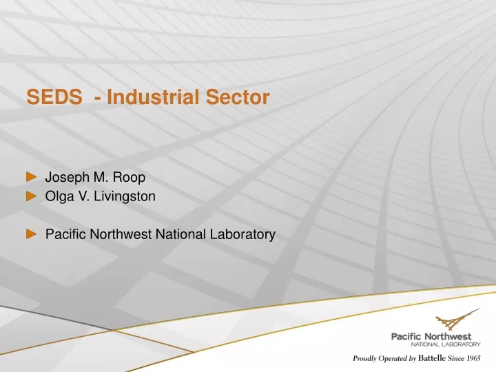 seds industrial sector