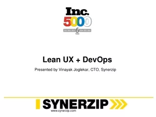 Lean UX + DevOps