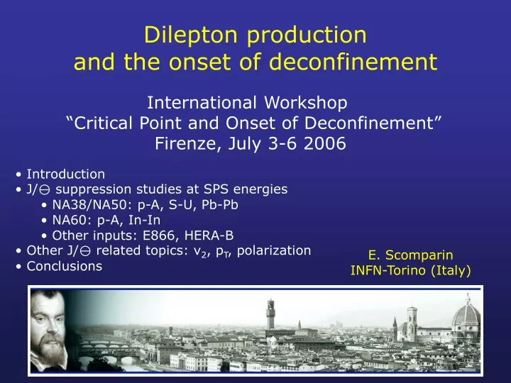 dilepton production and the onset of deconfinement