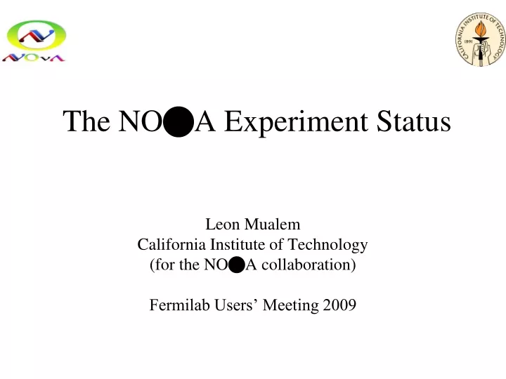 the no n a experiment status