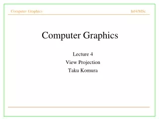 Computer Graphics