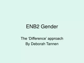 ENB2 Gender