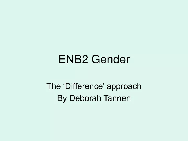 enb2 gender