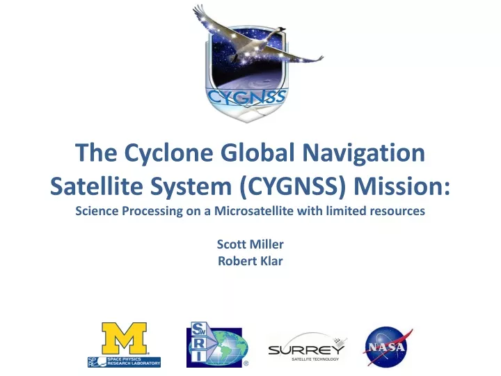 the cyclone global navigation satellite system