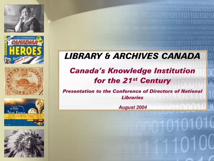 library archives canada canada s knowledge