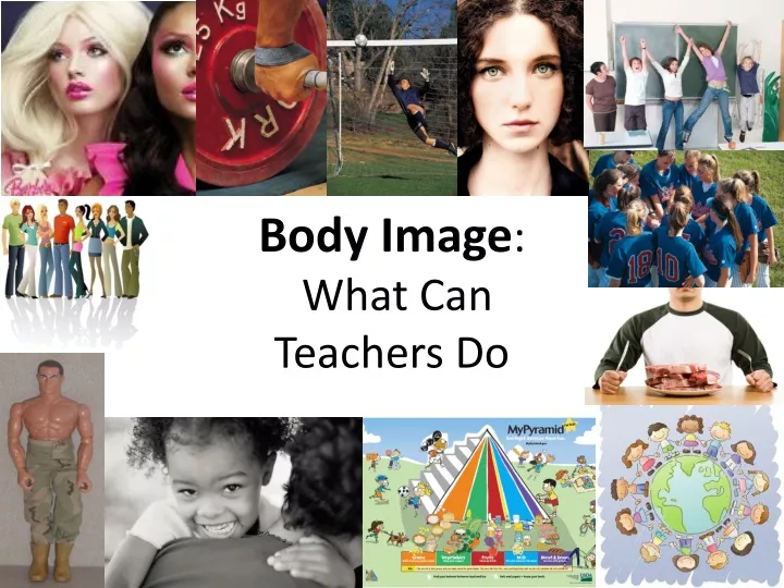 body image what can teachers do