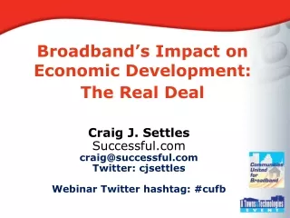 Broadband’s Impact on Economic Development: The Real Deal