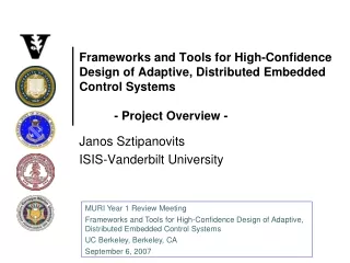 Janos Sztipanovits ISIS-Vanderbilt University