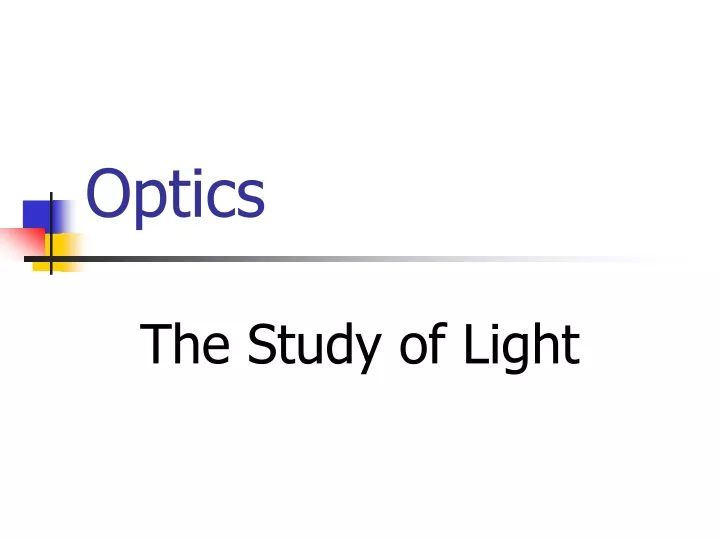 optics