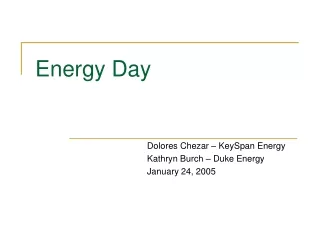 Energy Day